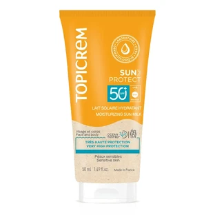 Topicrem Sun Protect Moisturizing Sunscreen Milk spf50+ 1 Tube 50ml