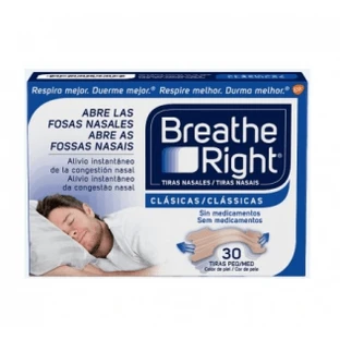 Breathe Right Classic Nasal Strips Small-Medium 30 pieces