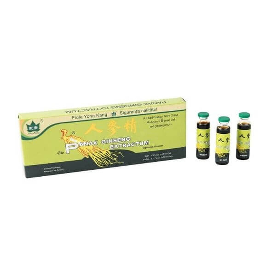 Panax Ginseng Extractum, 10 Fläschchen x 10 ml, Sanye Intercom