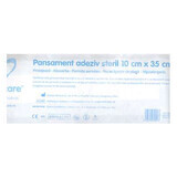 Pansament adeziv steril cu tampon absorbant, 10x35 cm, EasyCare