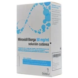 MINOXIDIL BIORGA 50 MG/ML SKIN SOLUTION 3 BOTTLES 60 ML