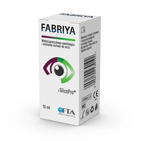 Fabriya, Augentropfen, Lösung mit mehreren Partikeln, 10 ml
