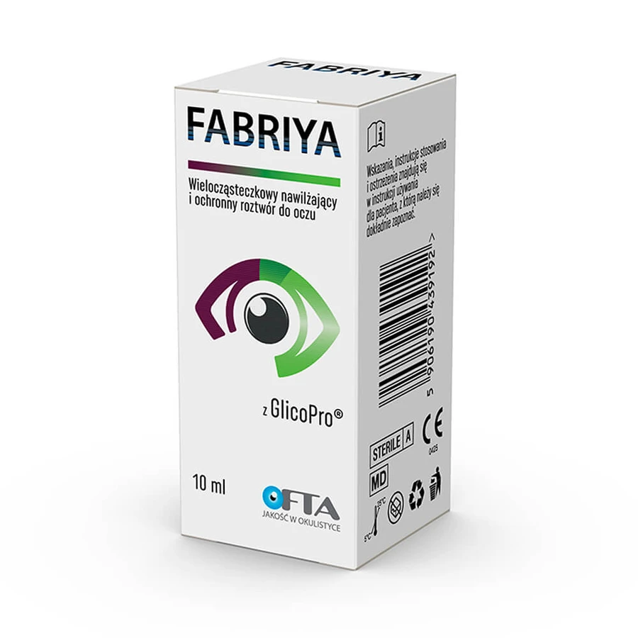 Fabriya, Augentropfen, Lösung mit mehreren Partikeln, 10 ml