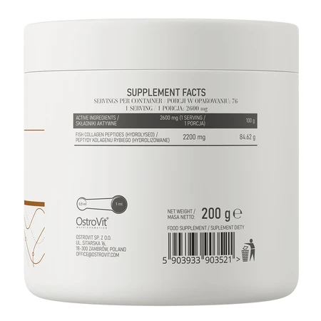 OstroVit Meereskollagen, Birnengeschmack, 200 g