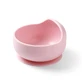 BabyOno, siliconen beker met zuignap, roze, vanaf 6 maanden, 1 st.