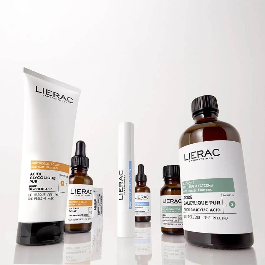 Lierac Protocole Activering van glans, peelingmasker met glycolzuur, 75 ml