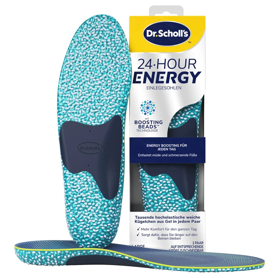 Dr. Scholl's, wkładki do butów, Energia 24H, rozmiar L 40-47, 2 sztuki: ceny i cechy