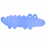 Bocioland, non-slip bath mat, blue crocodile, 1 piece