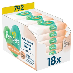 Pampers Harmonie Protect & Care, 18 x 44 bucăți - șervețele umede, Procter & Gamble