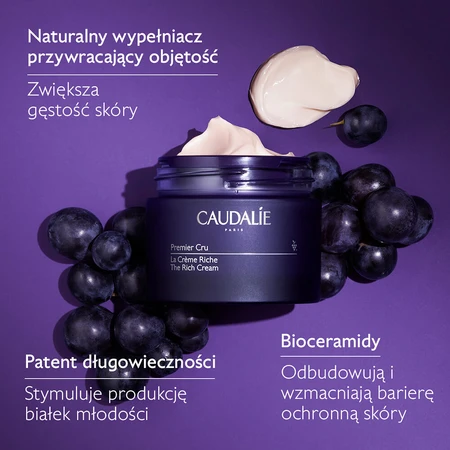 Caudalie Premier Cru, rijke textuur gezichtscrème, navulling, 50 ml
