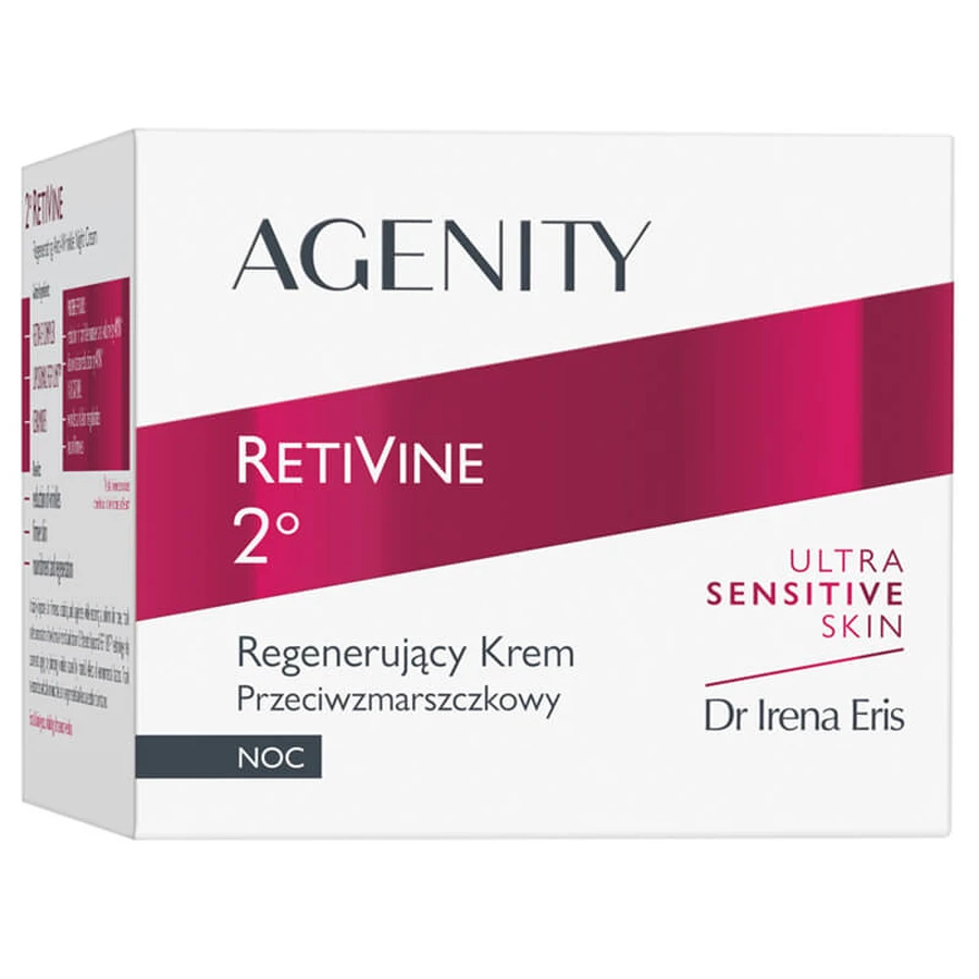 Agenity 2° RetiVine, regenerating anti-wrinkle night cream, 50 ml