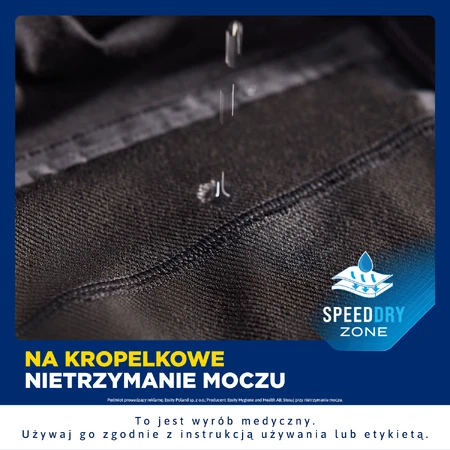 Tena Men Protective Boxer, wiederverwendbare Boxershorts bei leichter Inkontinenz, schwarz, Größe M, 1 Stück