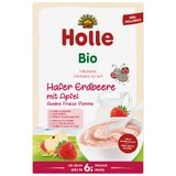 Holle Oatmeal porridge Bio, strawberry, apple, milk, from 6 months, 250 g
