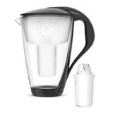 Dafi Crystal Led, glass filter pitcher, black, 2 l + Classic filter, 1 piece