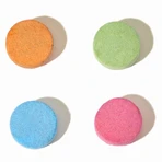 Mini U Fizzy Plops, bunte Badetabletten für Kinder, 40 x 3 g