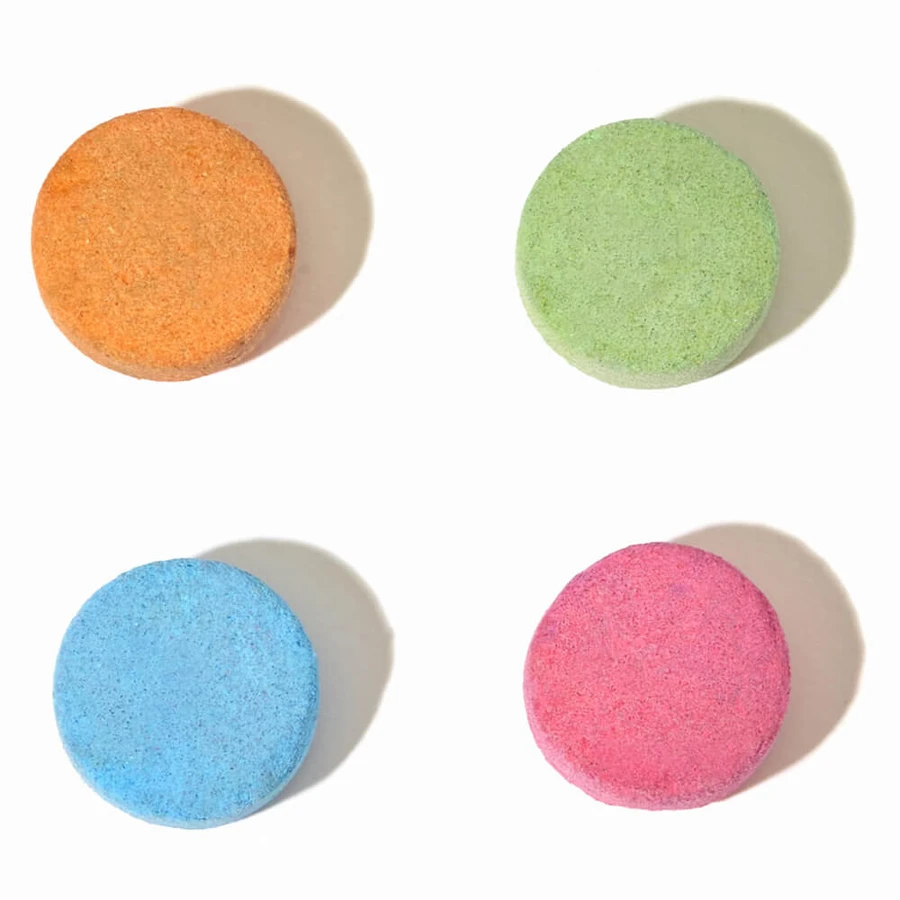 Mini U Fizzy Plops, bunte Badetabletten für Kinder, 40 x 3 g
