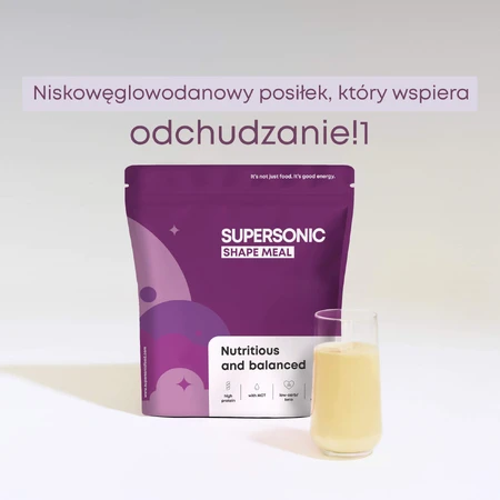 Supersonic Shape Meal, Vanilleeis-Geschmack, 780 g