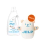 Jelp Baby 0+, hypoallergenic washing milk, white, 1.5 l + free teddy bear
