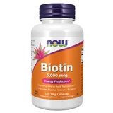 Now Foods Biotine, biotine 5000 µg, 120 plantaardige capsules