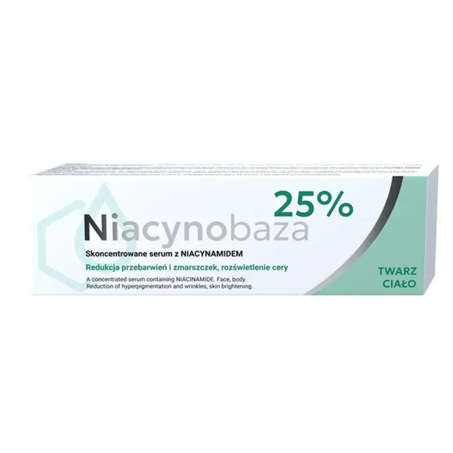 Niacynobaza 25% concentrated serum with niacinamide, for face and body, 30 g, Farmapol