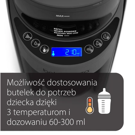 Baby Brezza Formula Pro Advanced, ekspres do mleka, ciemnoszary: ceny i cechy