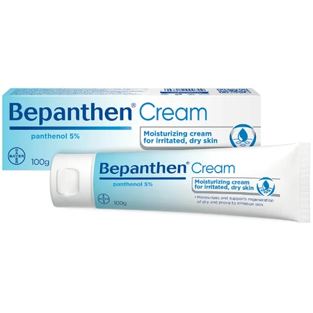 Bepanthen Crema, crema especializada para pieles secas e irritables, a partir de 3 años, 100 g