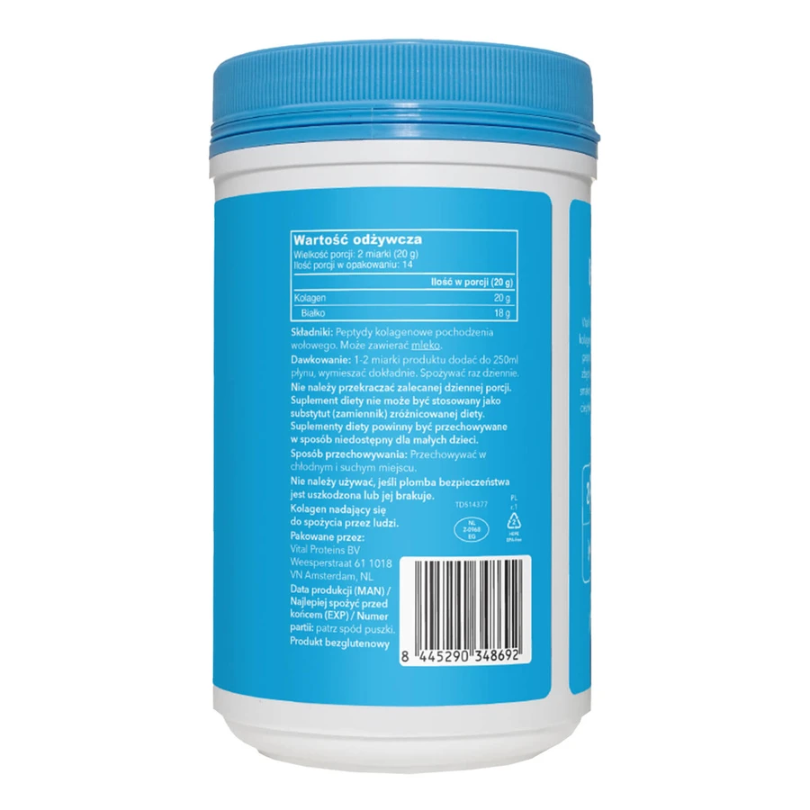 Vital Proteins Péptidos de Colágeno, sabor neutro, 284 g