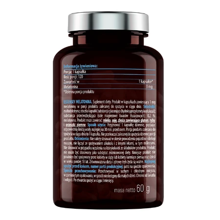Essensey Melatonina, 120 capsule