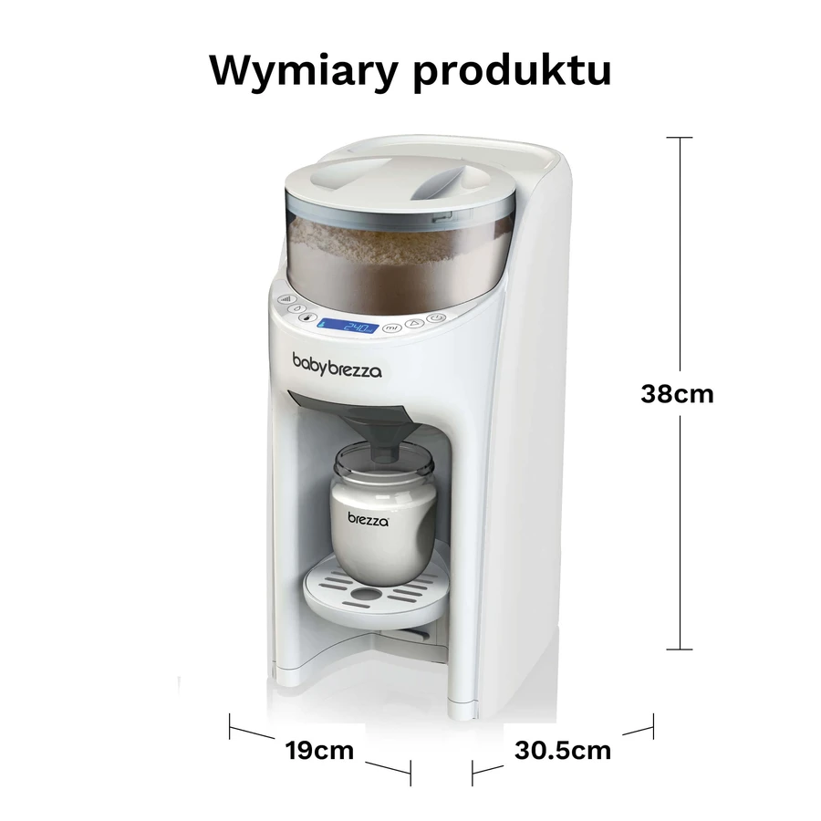 Baby Brezza Formula Pro Advanced, melkdispenser, wit