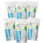 BioBas Bio pap set, rijst, spelt, gierst, griesmeel, havermout, met kleurboek en stickers, geen suiker toegevoegd, vanaf 6 maanden, 6 x 200 g