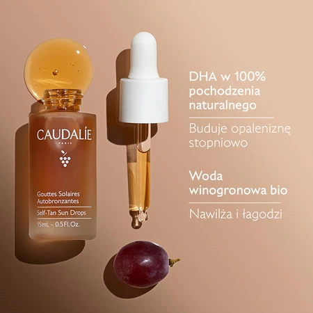 Caudalie Self-Tan Sun Drops, picături autobronzante, 15 ml