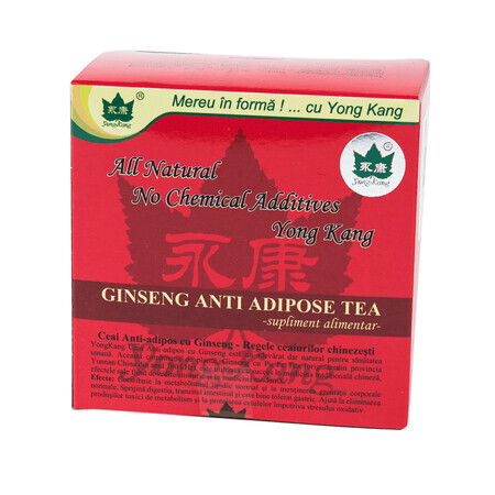 Ginseng Anti-Fett-Tee, 30 Portionsbeutel, Yong Kang