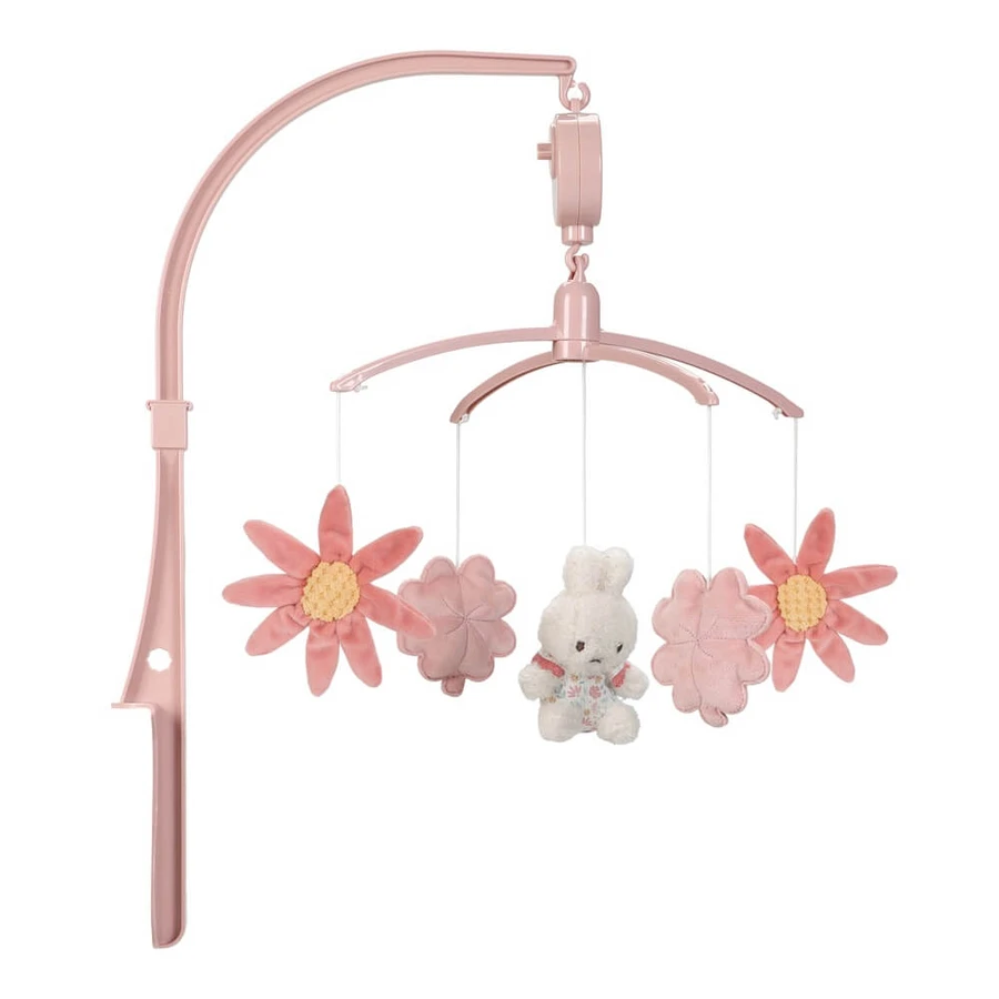 Carusel muzical Miffy Lucky Blossom, Pink, Little Dutch