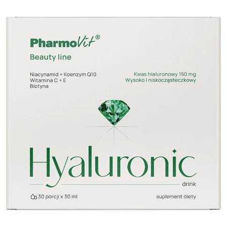 PharmoVit Hyaluronsäure-Getränk Beauty line, 30 ml x 30 Einheiten