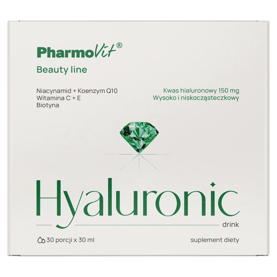 PharmoVit Hyaluronsäure-Getränk Beauty line, 30 ml x 30 Einheiten