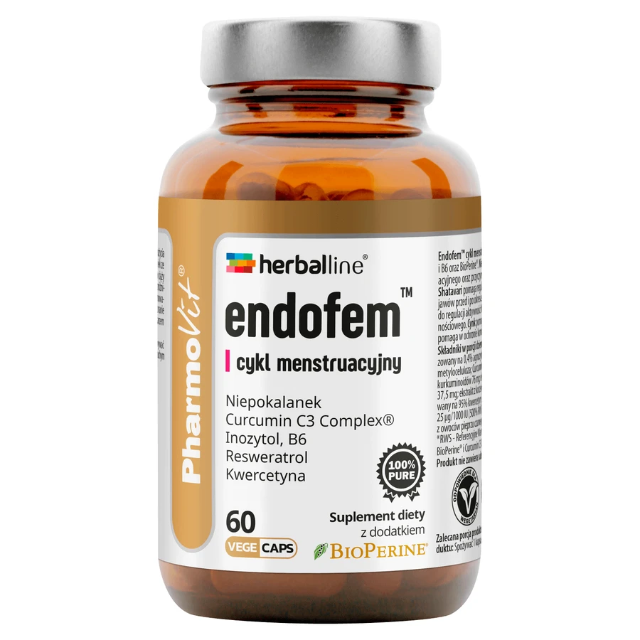 Pharmovit Herballine Endofem, menstruatiecyclus, 60 capsules