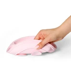 BabyOno, silicone plate with suction cup, pink, from 6 months, 1 piece.