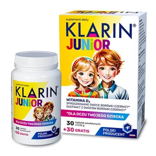Klarin Junior, for children 6 years and older, 30 tablets + 30 tablets free of charge