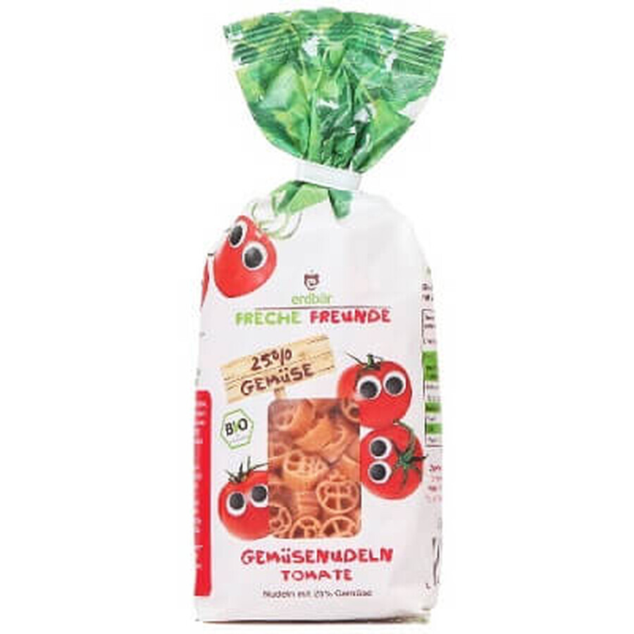 Organic durum wheat pasta with tomatoes, 300 g, Erdbar