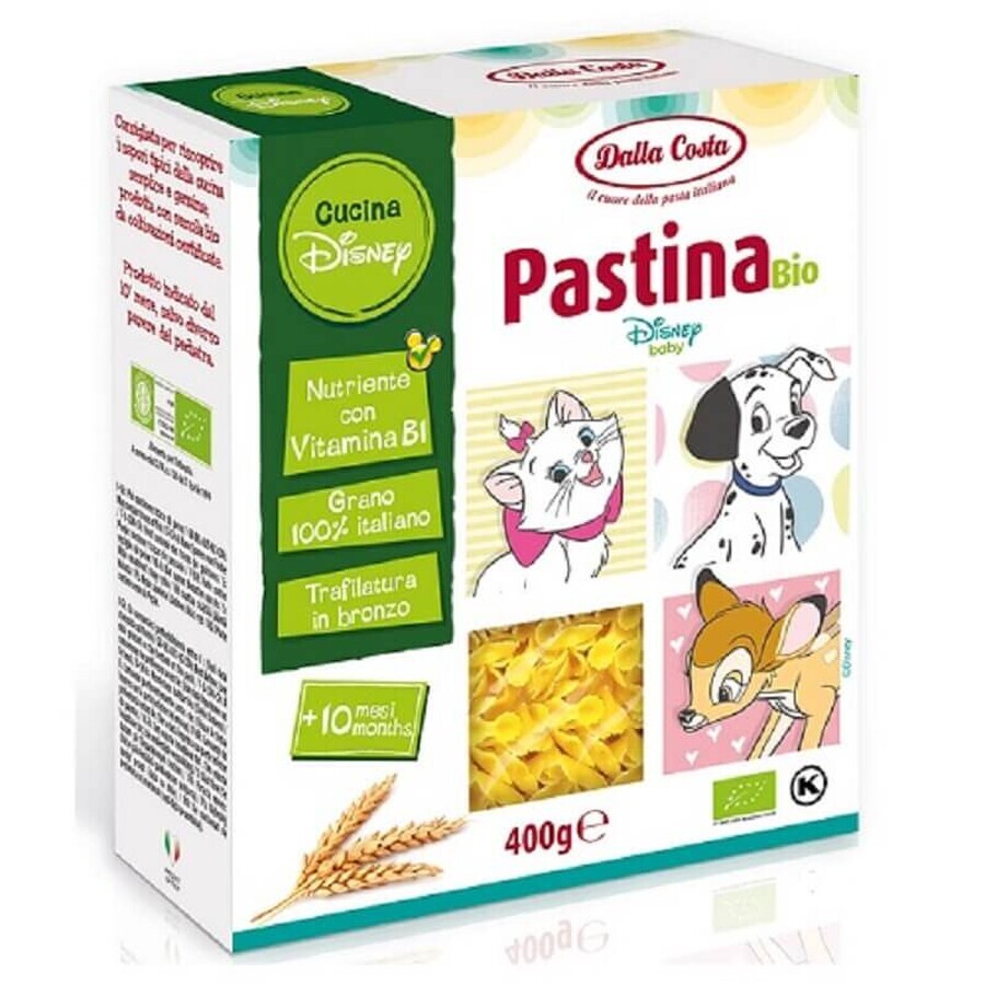 Paste Bio din grau dur Farfalline Winnie the Pooh, 400 g, Dalla Costa