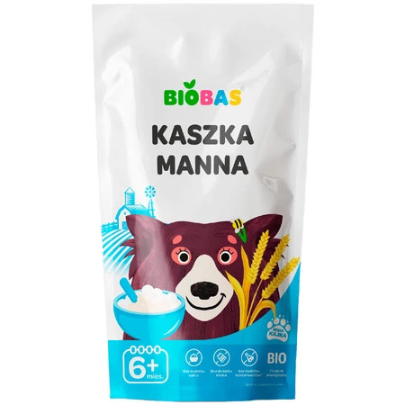 BioBas Bio-pap, zonder toegevoegde suiker, vanaf 6 maanden, 200 g