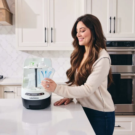 Baby Brezza Bottle Washer Pro, a bottle washing and sterilizing device