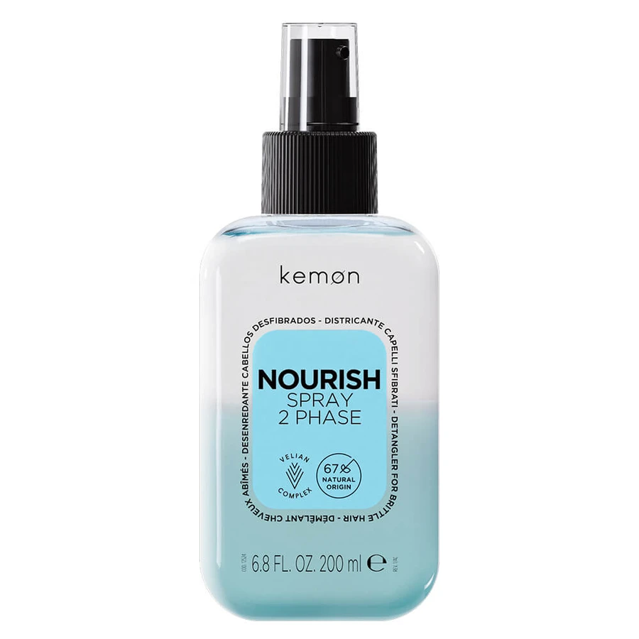 Nourish Zwei-Phasen-Feuchtigkeitsspray für das Haar, 200 ml, Kemon