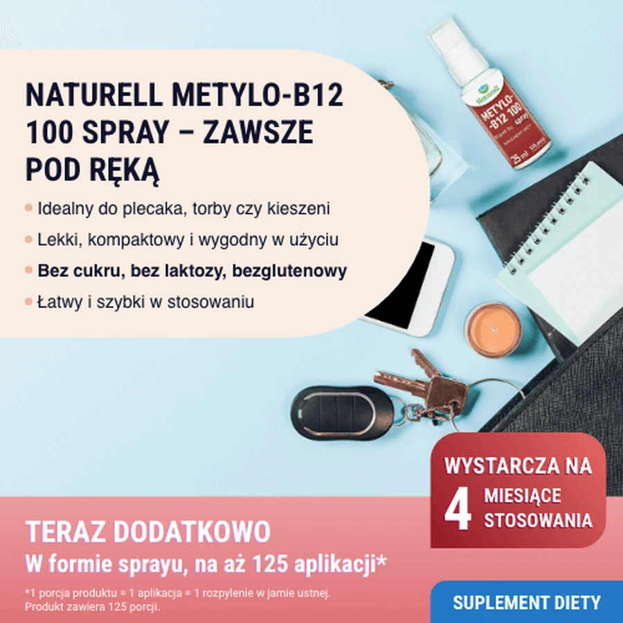 Naturell Metil B12 100, spray, 25 ml