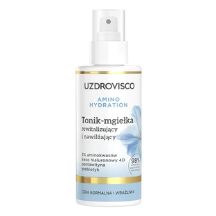 Uzdrovisco Amino Hydration, revitaliserende en hydraterende tonic-mist, 150 ml
