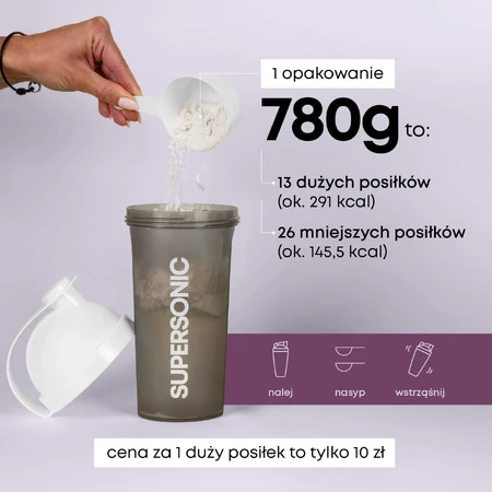 Supersonic Shape Meal, cremiger Schokoladengeschmack, 780 g
