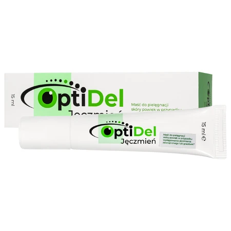 OptiDel Barley, Augenlid-Salbe für Gerste von außen, 15 ml