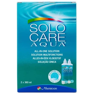 Solo Care Agua, Linsenlösung, 2 x 360 ml