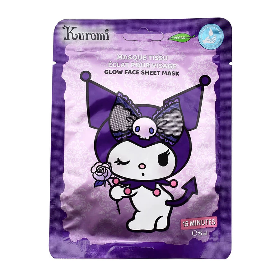 Hello Kitty Kuromi Kuromi schimmernde Gesichtsmaske, 25 ml, Take Care