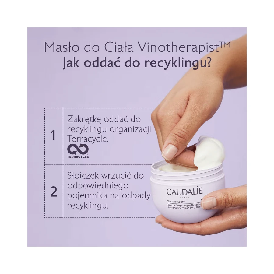 Caudalie Vinotherapeut, vegan lipidenvullende body butter, 250 ml